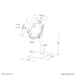 Neomounts porta tablet da tavolo Immagine 16